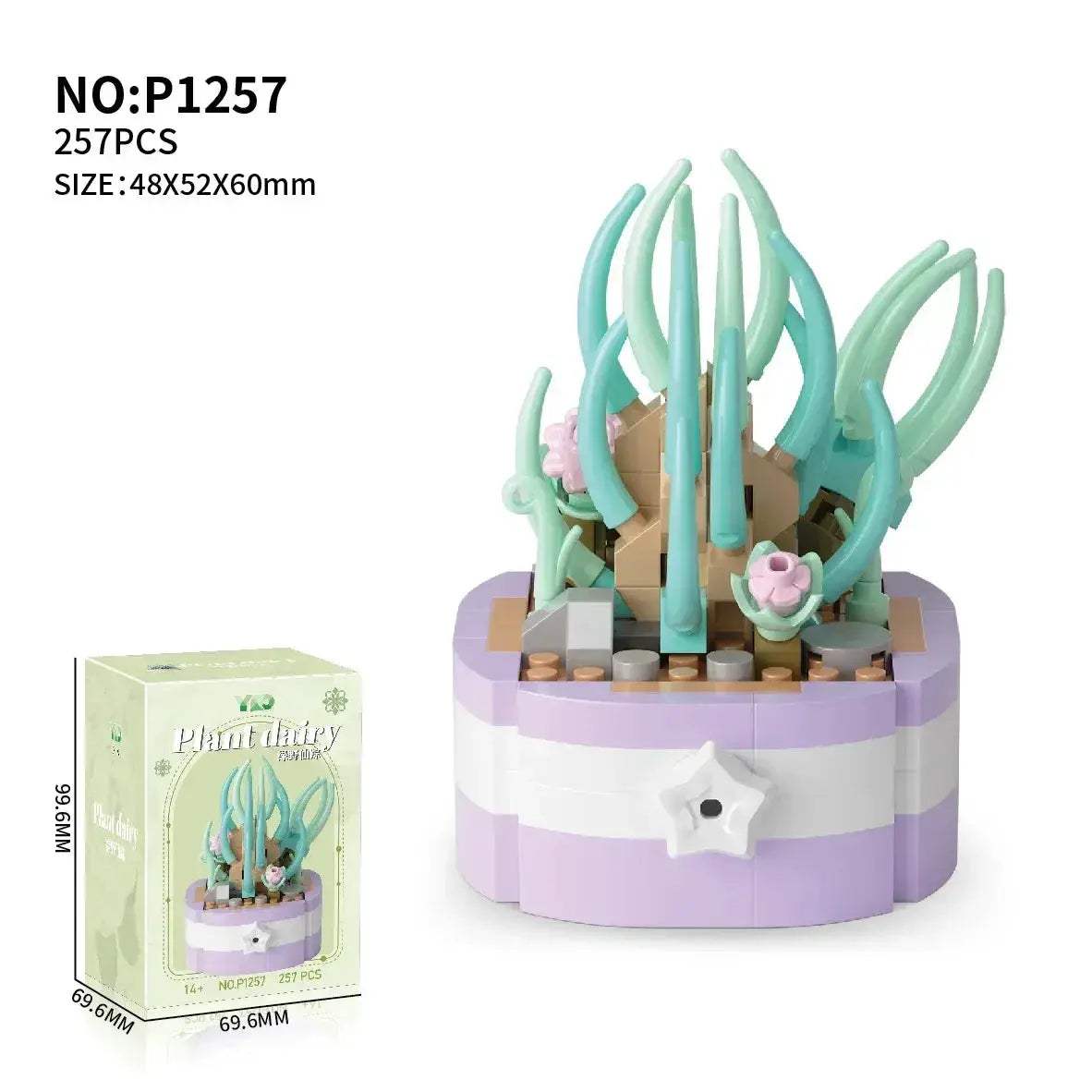 Flower Succulent Building Blocks Garden Kit for DIY Plants - ToylandEU