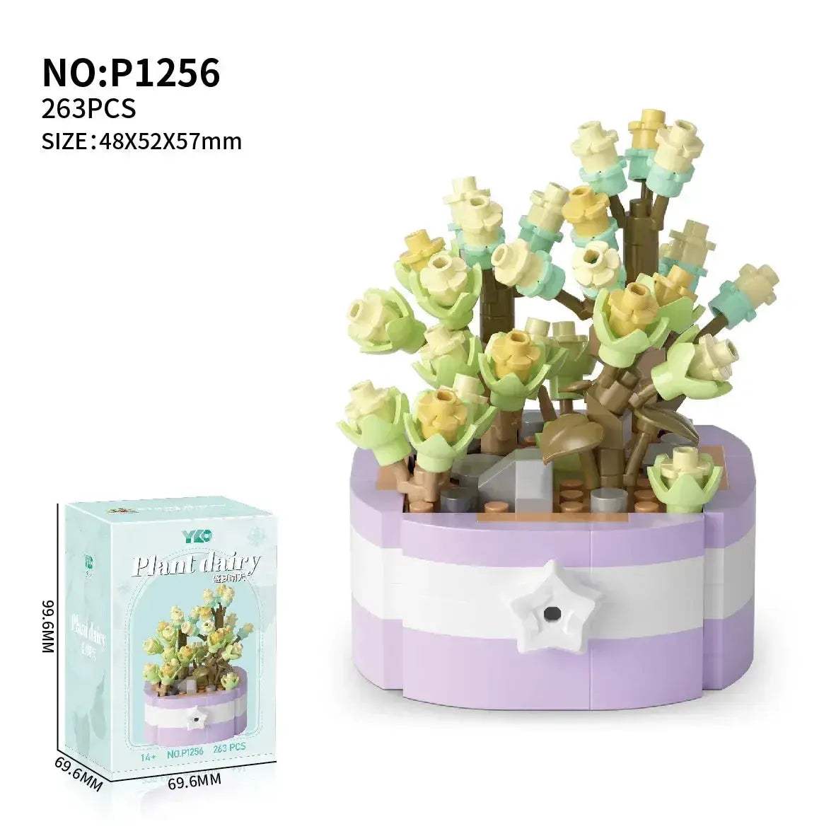 Flower Succulent Building Blocks Garden Kit for DIY Plants - ToylandEU