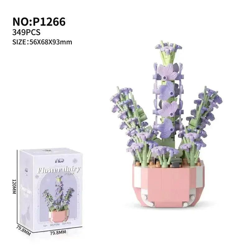  Flower Succulent Building Blocks LEGO Compatible Garden Kit -  ToylandEU™