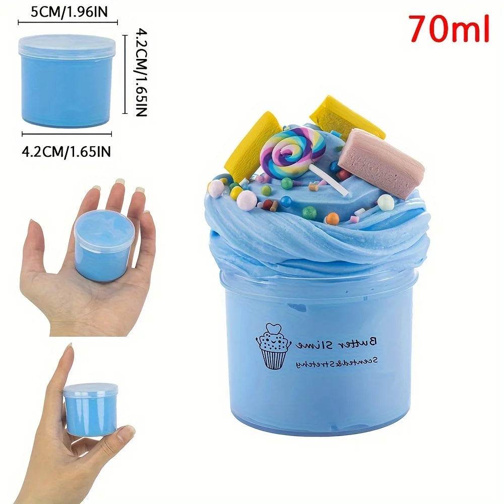 Fluffy Slime Kit Scented Pineapple Charms For Teens - ToylandEU