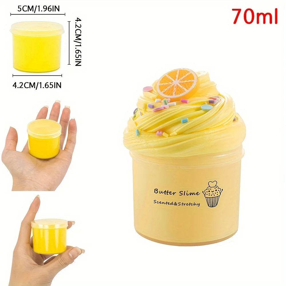 Fluffy Slime Kit Scented Pineapple Charms For Teens - ToylandEU