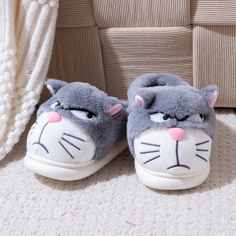 Fluffy Slippers Cartoon Plush Indoor Designer For Women - ToylandEU