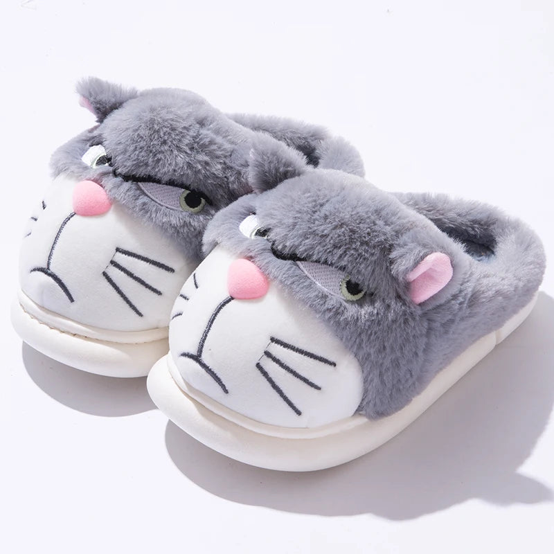 Fluffy Slippers Cartoon Plush Indoor Designer For Women - ToylandEU