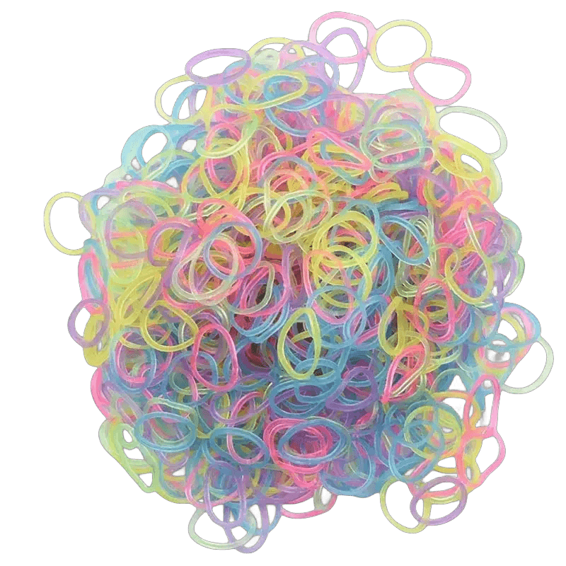 Fluorescent Glow Bracelets Diy Kit for Loom Bands -  ToylandEU™