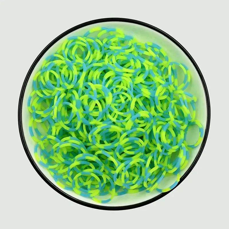  Fluorescent Glow Bracelets Diy Kit for Loom Bands -  ToylandEU™