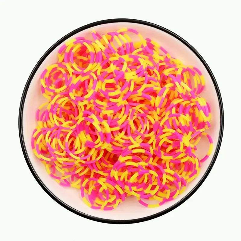  Fluorescent Glow Bracelets Diy Kit for Loom Bands -  ToylandEU™