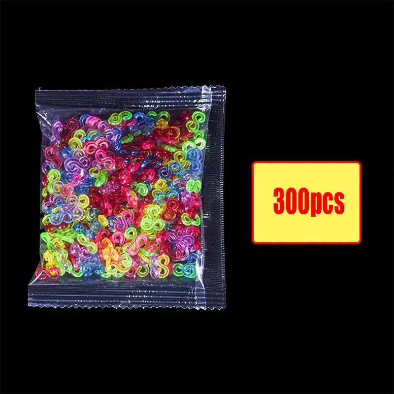  Fluorescent Glow Bracelets Diy Kit for Loom Bands -  ToylandEU™