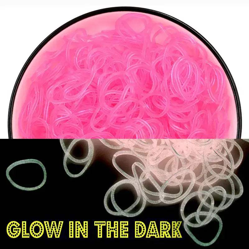  Fluorescent Glow Bracelets Diy Kit for Loom Bands -  ToylandEU™