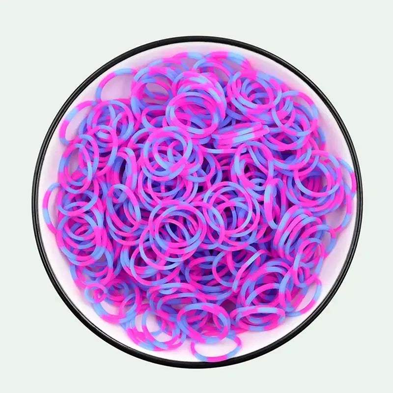  Fluorescent Glow Bracelets Diy Kit for Loom Bands -  ToylandEU™