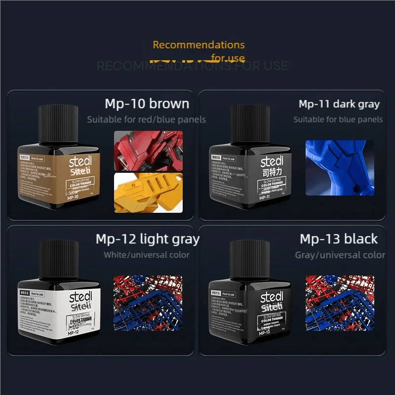  Fluorescent Panel Liner Paint | With Tools | Toylandeu™ 