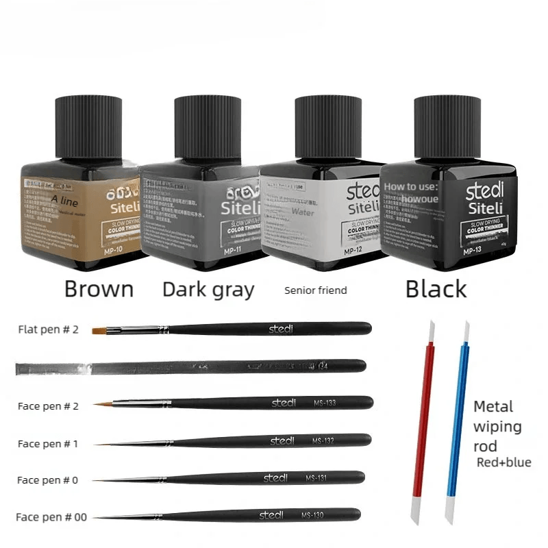  Fluorescent Panel Liner Paint | With Tools | Toylandeu™ 