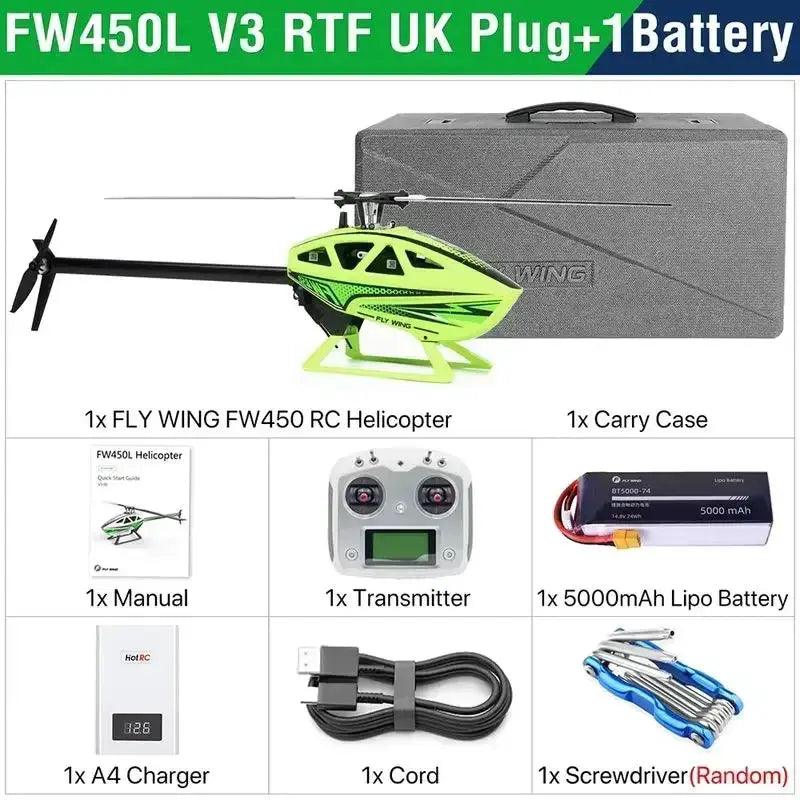  FlyWing FW450L GPS RC Helicopter Self Stabilization -  ToylandEU™