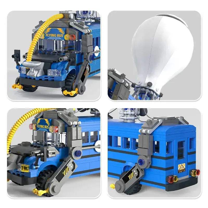 Flying Bus Building Blocks Set For Kids And Adults - ToylandEU