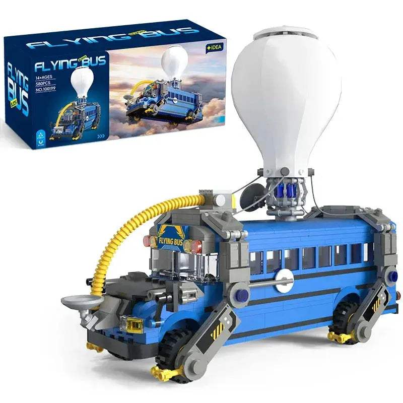 Flying Bus Building Blocks Set For Kids And Adults - ToylandEU