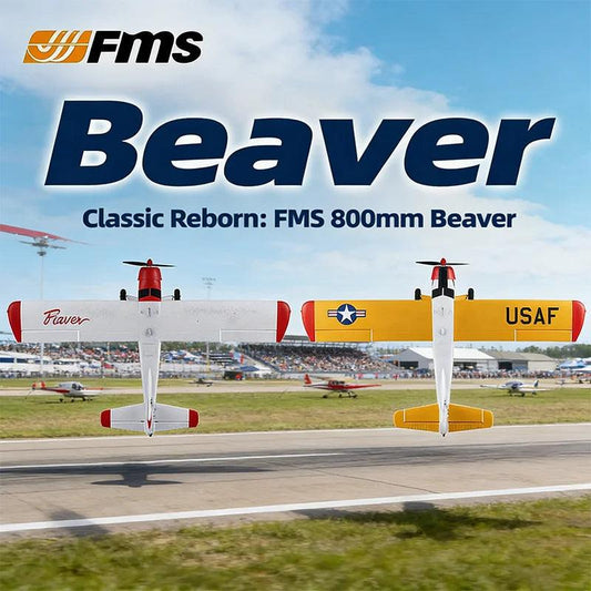 Fms Fixed Wing Rc Plane | 800Mm Wingspan Pnf Rtf | Toylandeu™