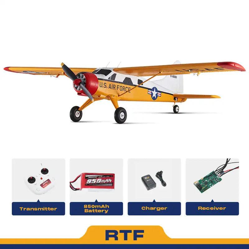 Fms Fixed Wing Rc Plane | 800Mm Wingspan Pnf Rtf | Toylandeu™