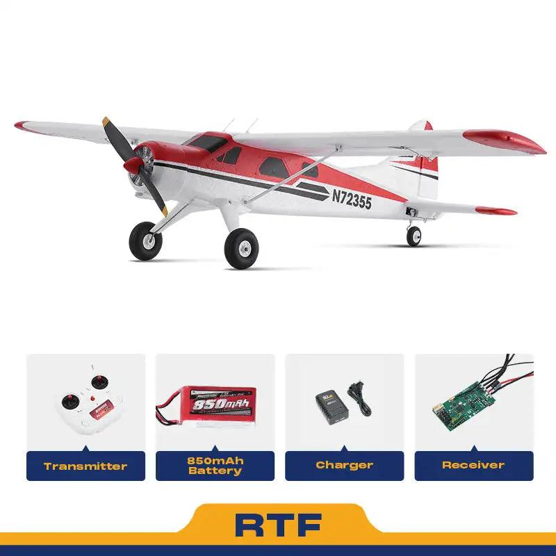 Fms Fixed Wing Rc Plane | 800Mm Wingspan Pnf Rtf | Toylandeu™