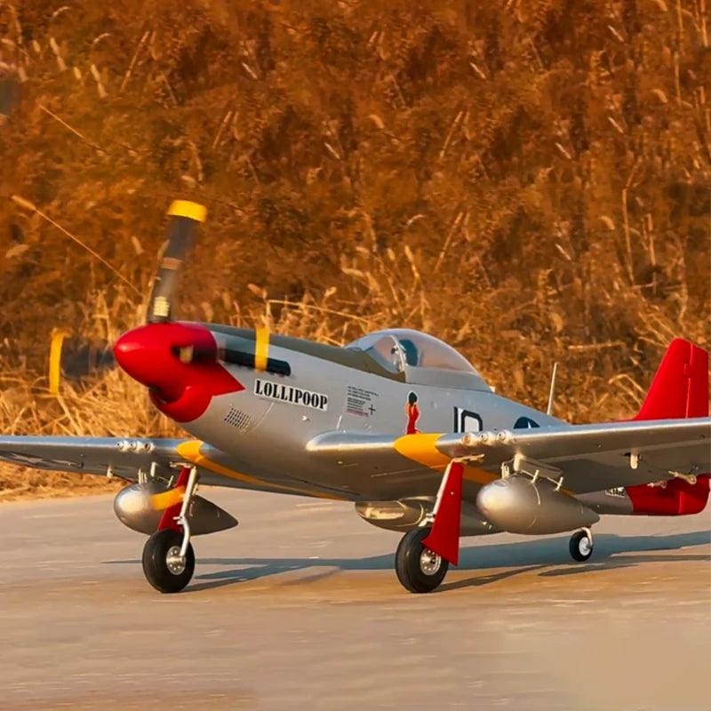 Fms P51D Mustang Rc Plane | 850mm Blue Arrows | Toylandeu