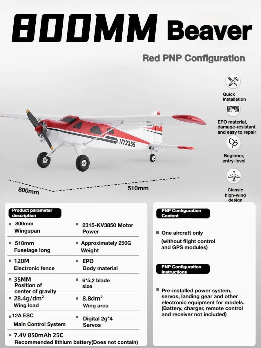 Fms Rc Fixed Wing | 800Mm Epp Foam | Toylandeu