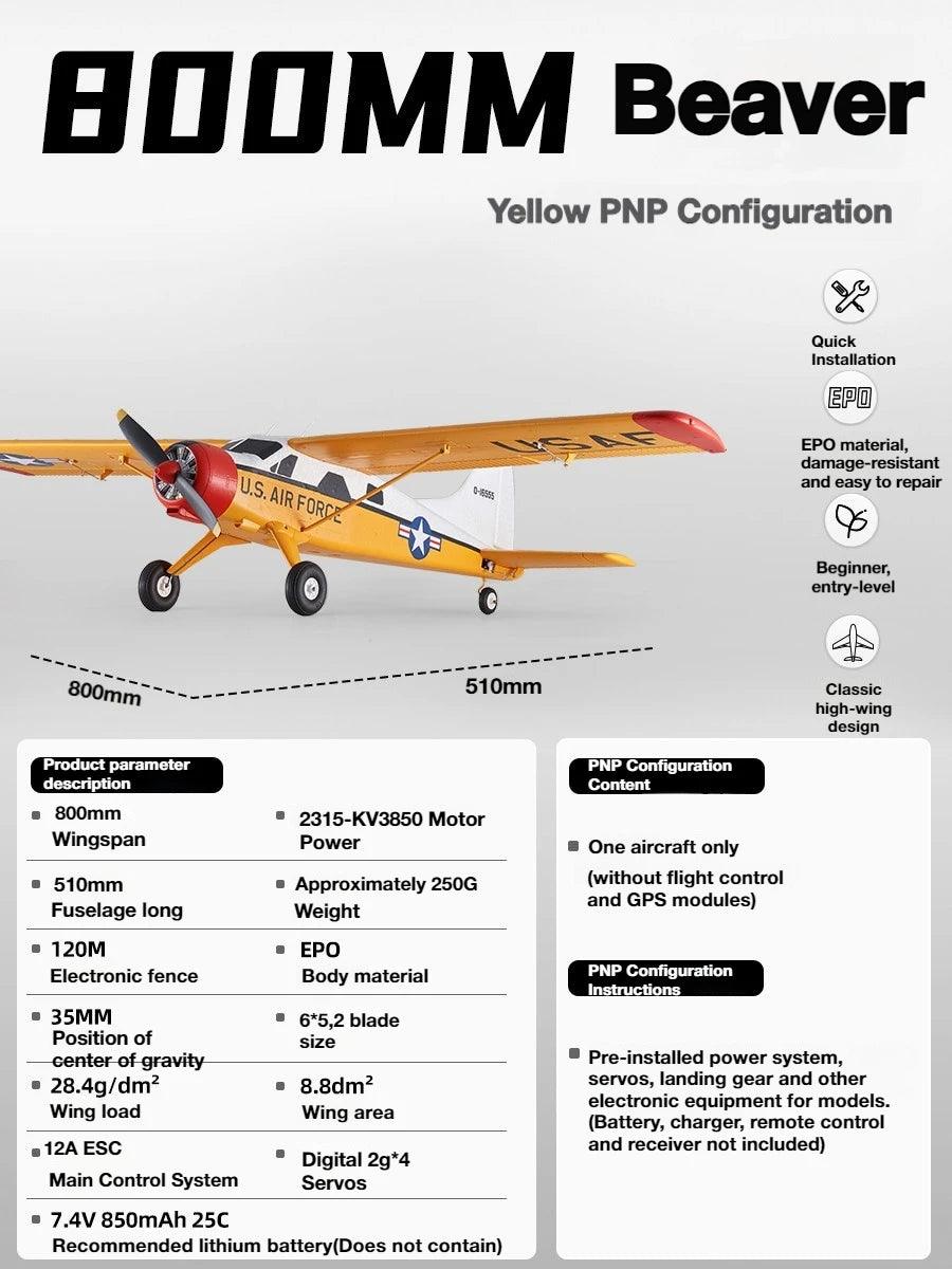 Fms Rc Fixed Wing | 800Mm Epp Foam | Toylandeu