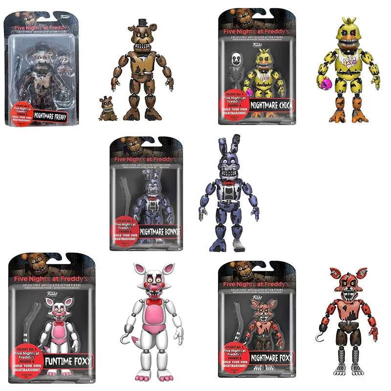 Fnaf Bear Midnight Harem Five Nights Joint Movable Toy - ToylandEU