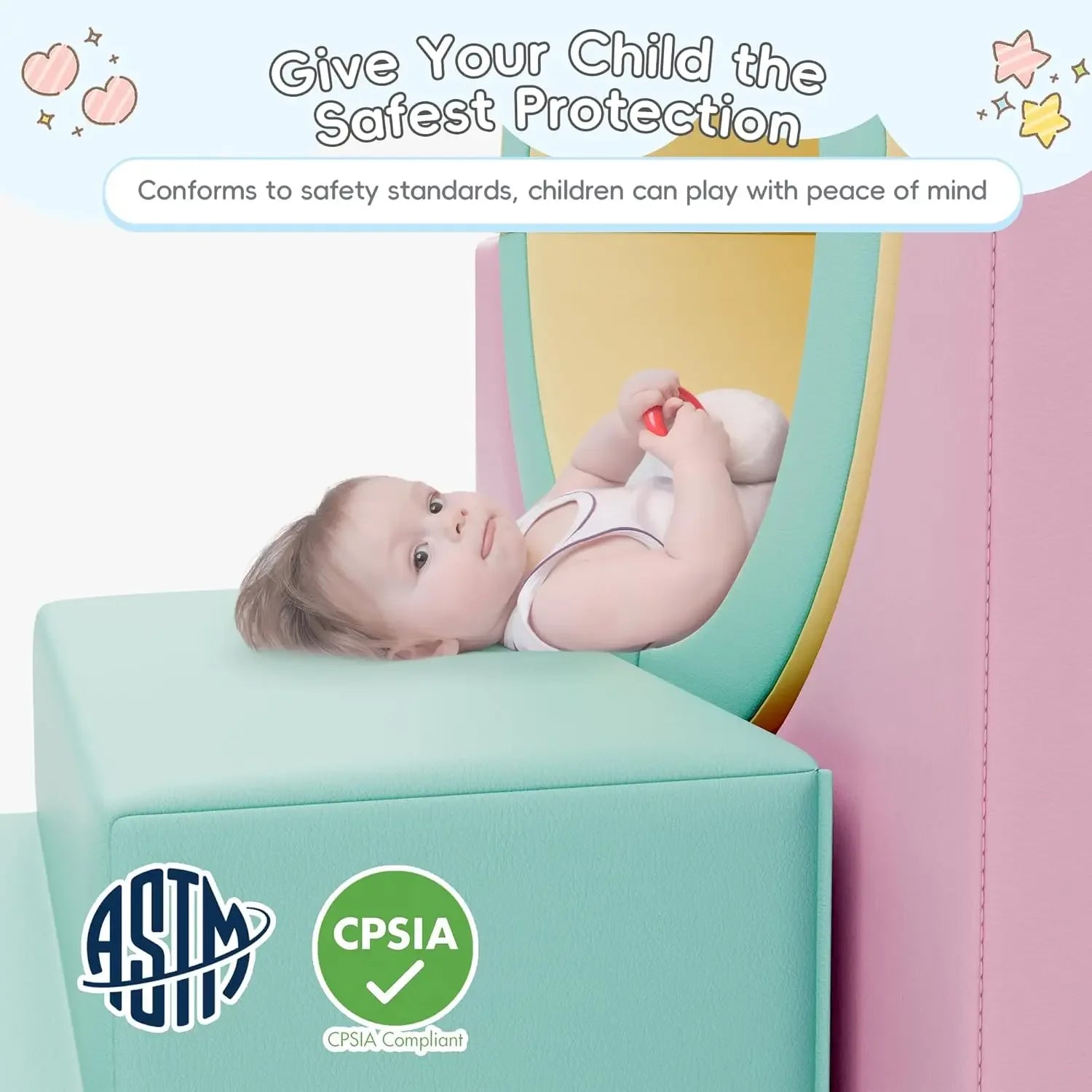 Foam Climber Tunnel Play Set For Toddlers Safe Indoor Crawl - ToylandEU