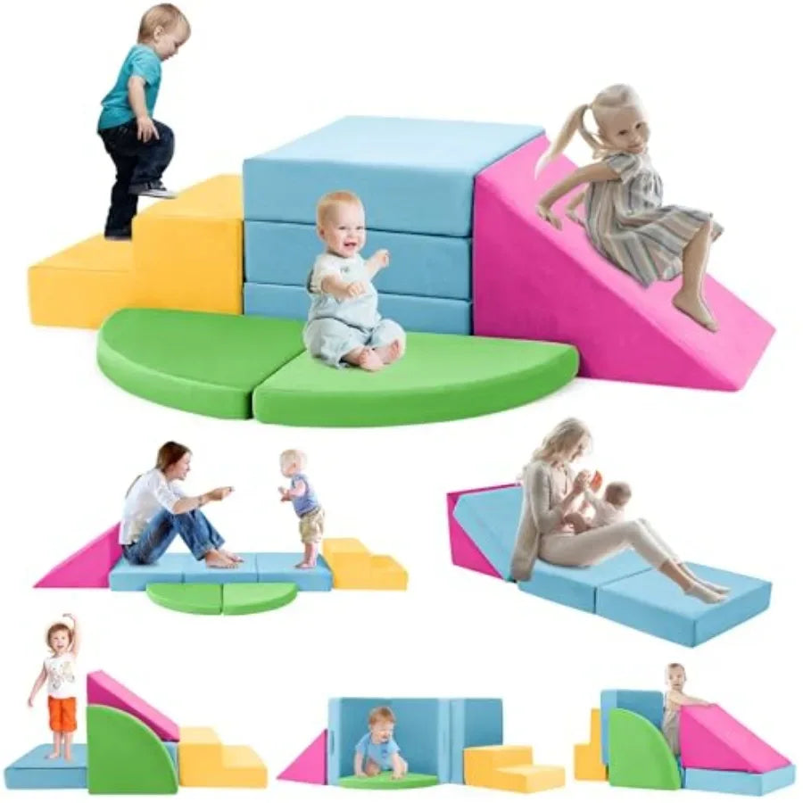 Foam Climbing Blocks For Toddlers Promote Crawling Skills - ToylandEU