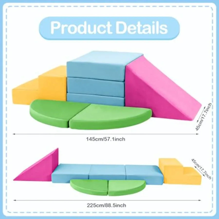 Foam Climbing Blocks For Toddlers Promote Crawling Skills - ToylandEU