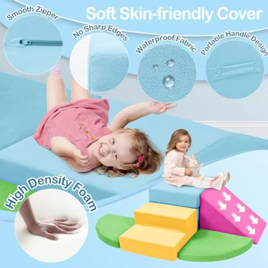 Foam Climbing Blocks For Toddlers Promote Crawling Skills - ToylandEU