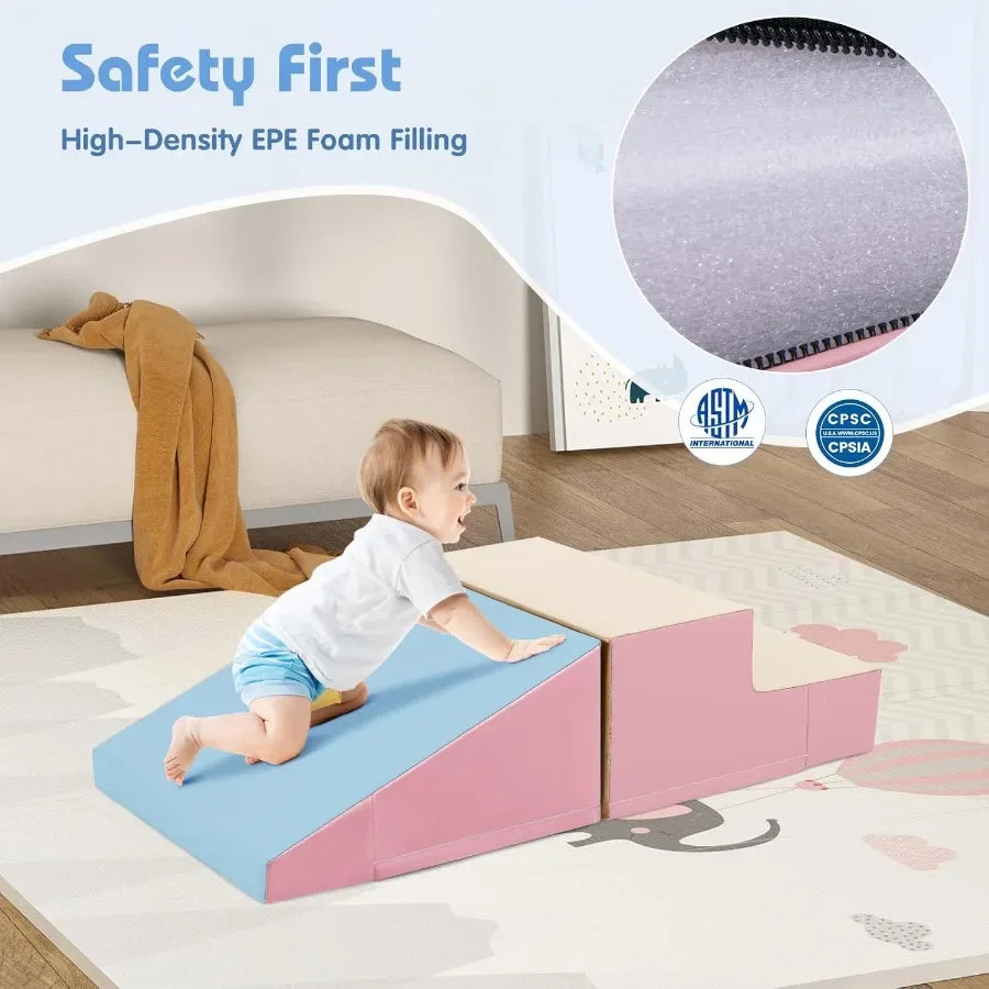 Foam Climbing Blocks for Toddlers Indoor Play Promotes Motor Skills - ToylandEU