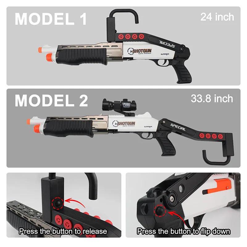 Foam Dart Blaster | Double Barrel | Toylandeu™