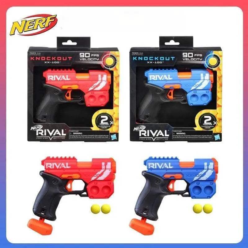 Foam Dart Blaster Gun Toys KNOCKOUT RIVAL Soft Ball Shotgun Set Toys - ToylandEU
