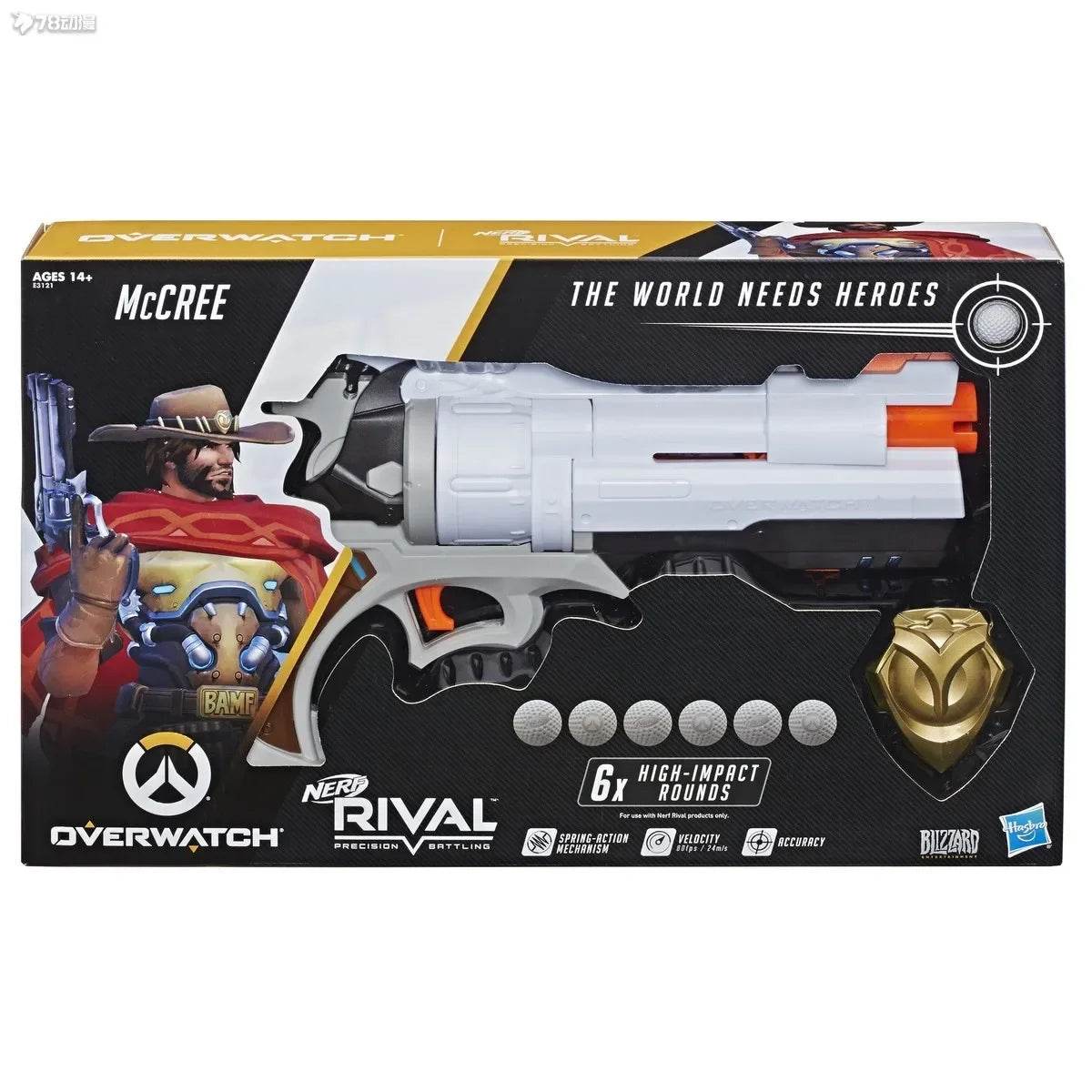 Foam Dart Blaster Gun Toys Launcher Overwatch Series Reaper Collector Pack - ToylandEU