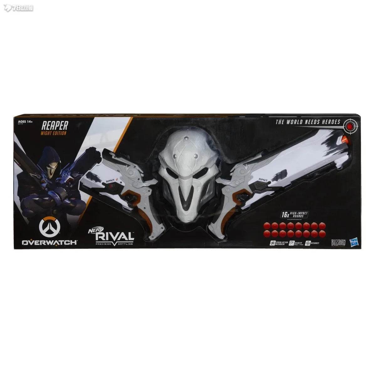 Foam Dart Blaster Gun Toys Launcher Overwatch Series Reaper Collector Pack - ToylandEU