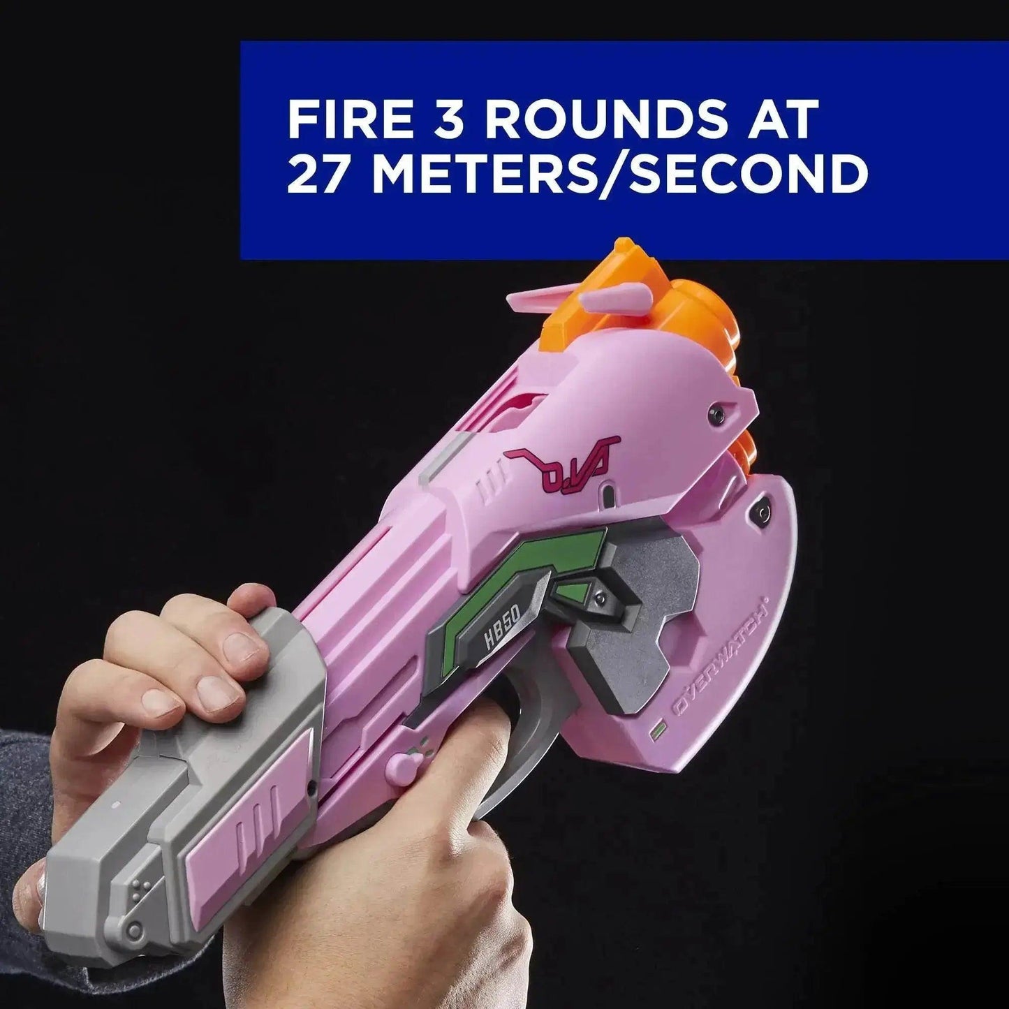  Foam Dart Blaster Gun Toys  Overwatch D.Va Rival Blaster with 3 Rounds E3122 -  ToylandEU™