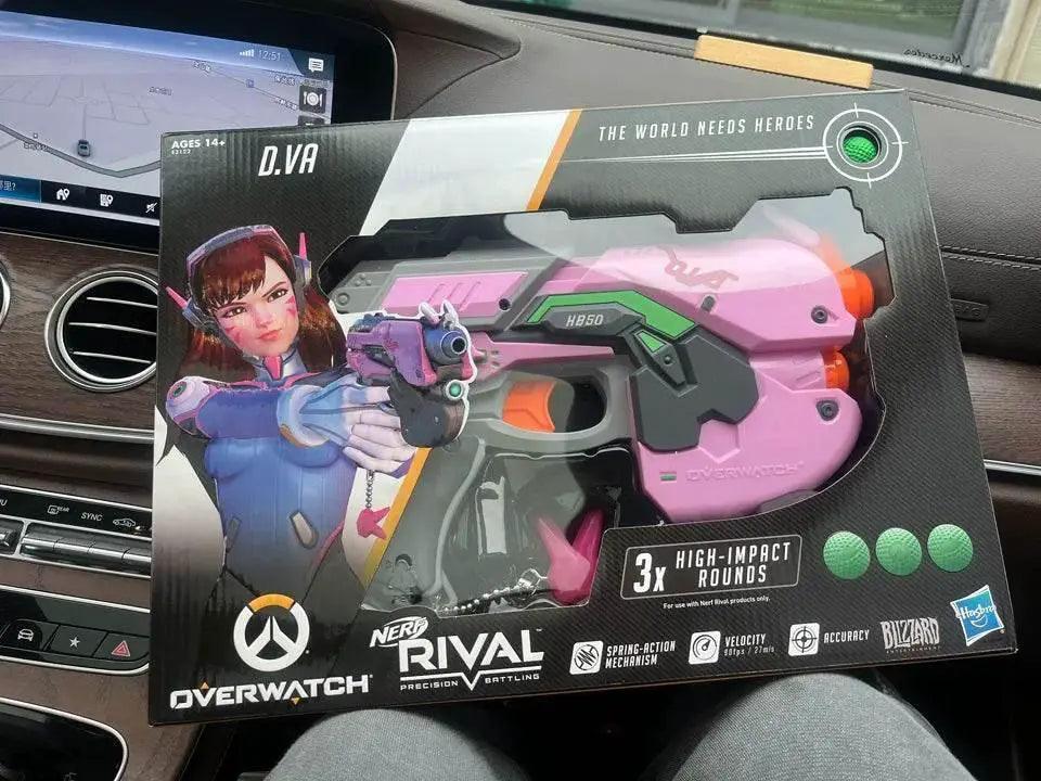  Foam Dart Blaster Gun Toys  Overwatch D.Va Rival Blaster with 3 Rounds E3122 -  ToylandEU™