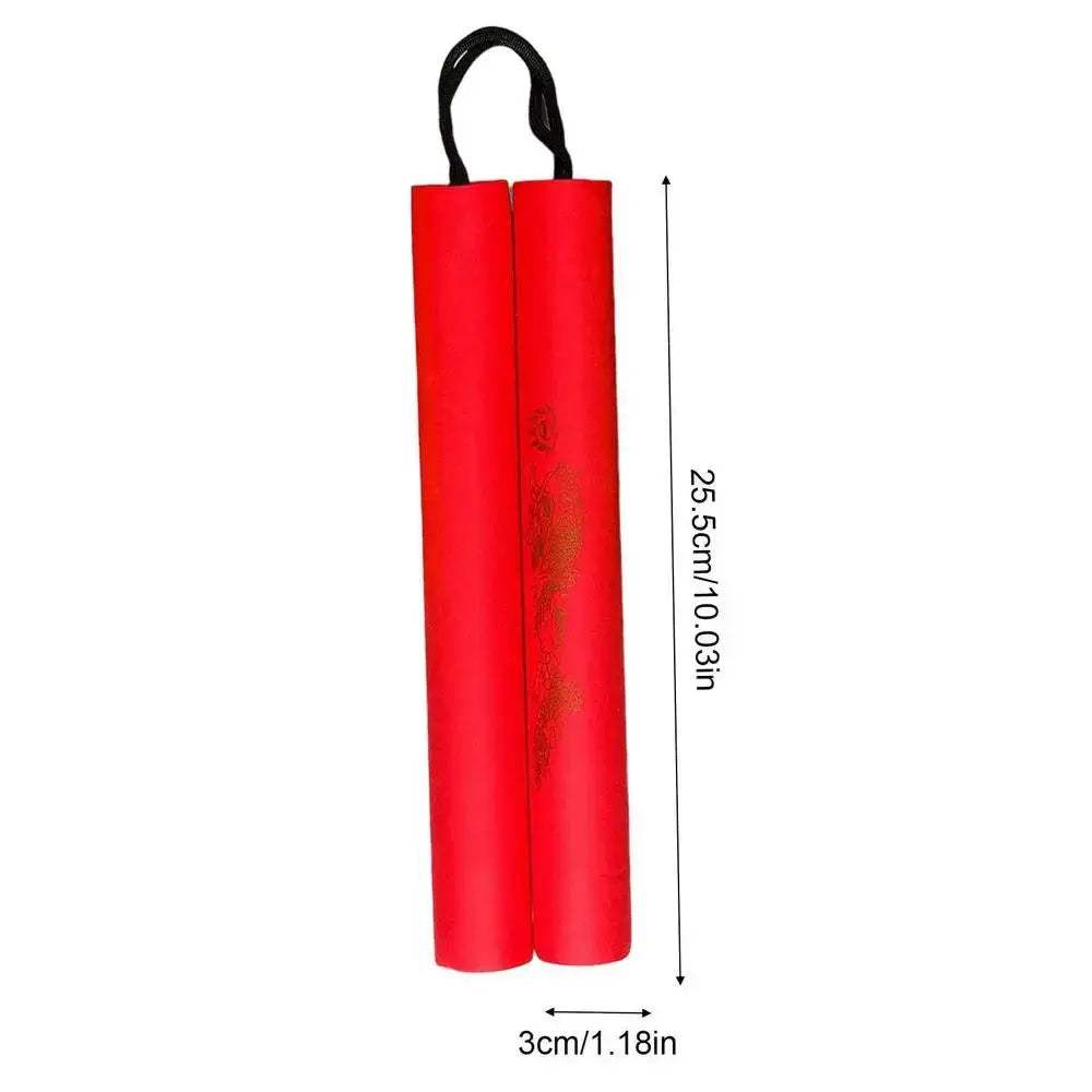 Martial Arts Foam Nunchakus Kids Rope Chains Plastic Nunchakus Children Kung Fu Wushu Nunchucks Trainer For Beginners - ToylandEU
