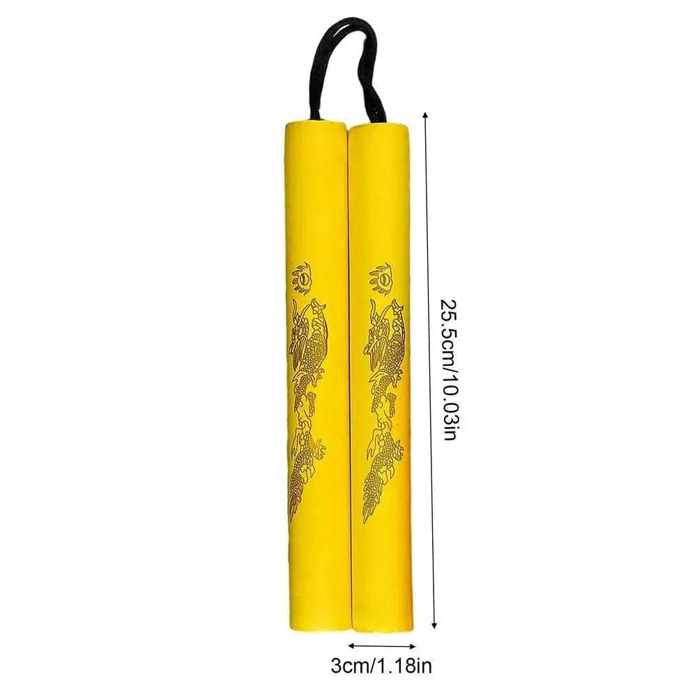 Martial Arts Foam Nunchakus Kids Rope Chains Plastic Nunchakus Children Kung Fu Wushu Nunchucks Trainer For Beginners - ToylandEU