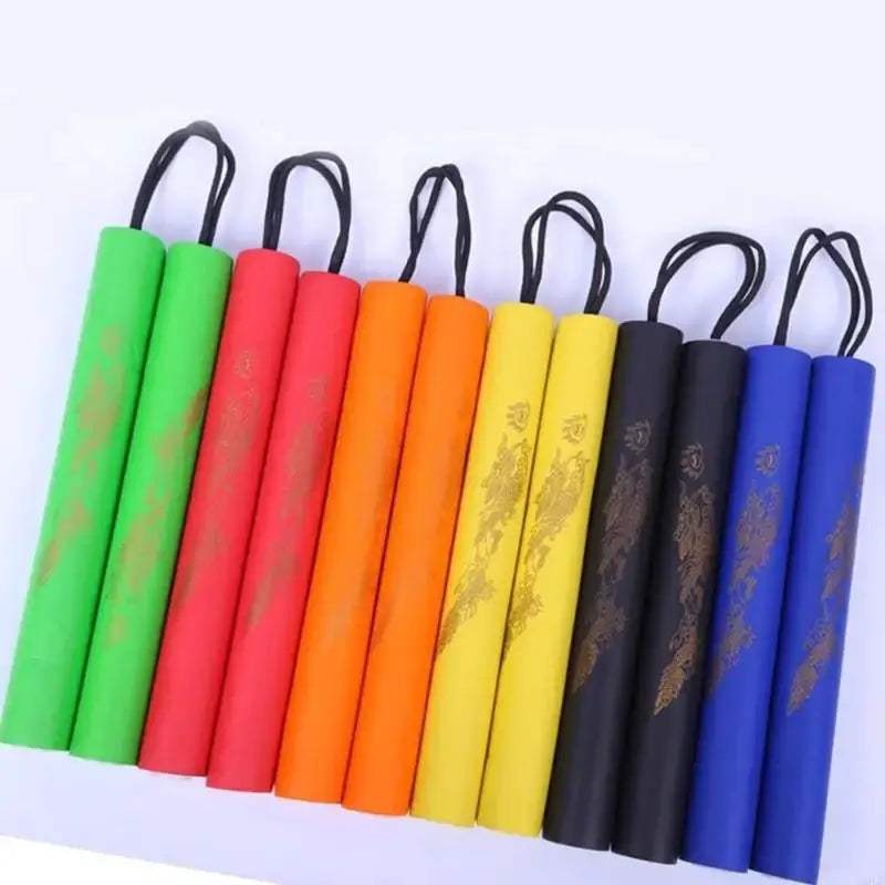 Foam Training Nunchucks Martial Arts Nunchakus Padded Sponge Practice Nunchakus for Kids Adults and Beginners Practice - ToylandEU