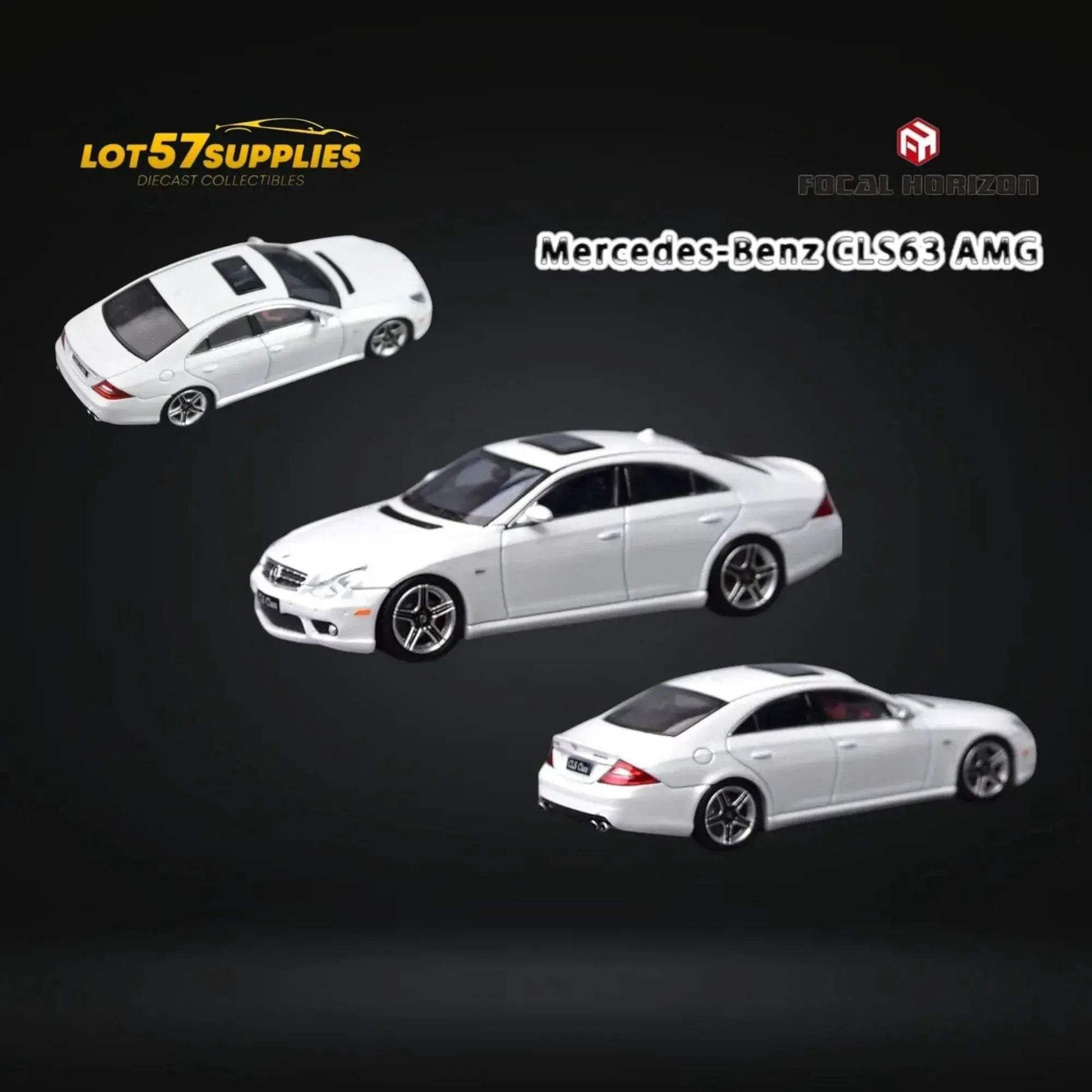 Focal Horizon CLS 63 AMG Mk1 C219 in Pearl White 1:64 - ToylandEU