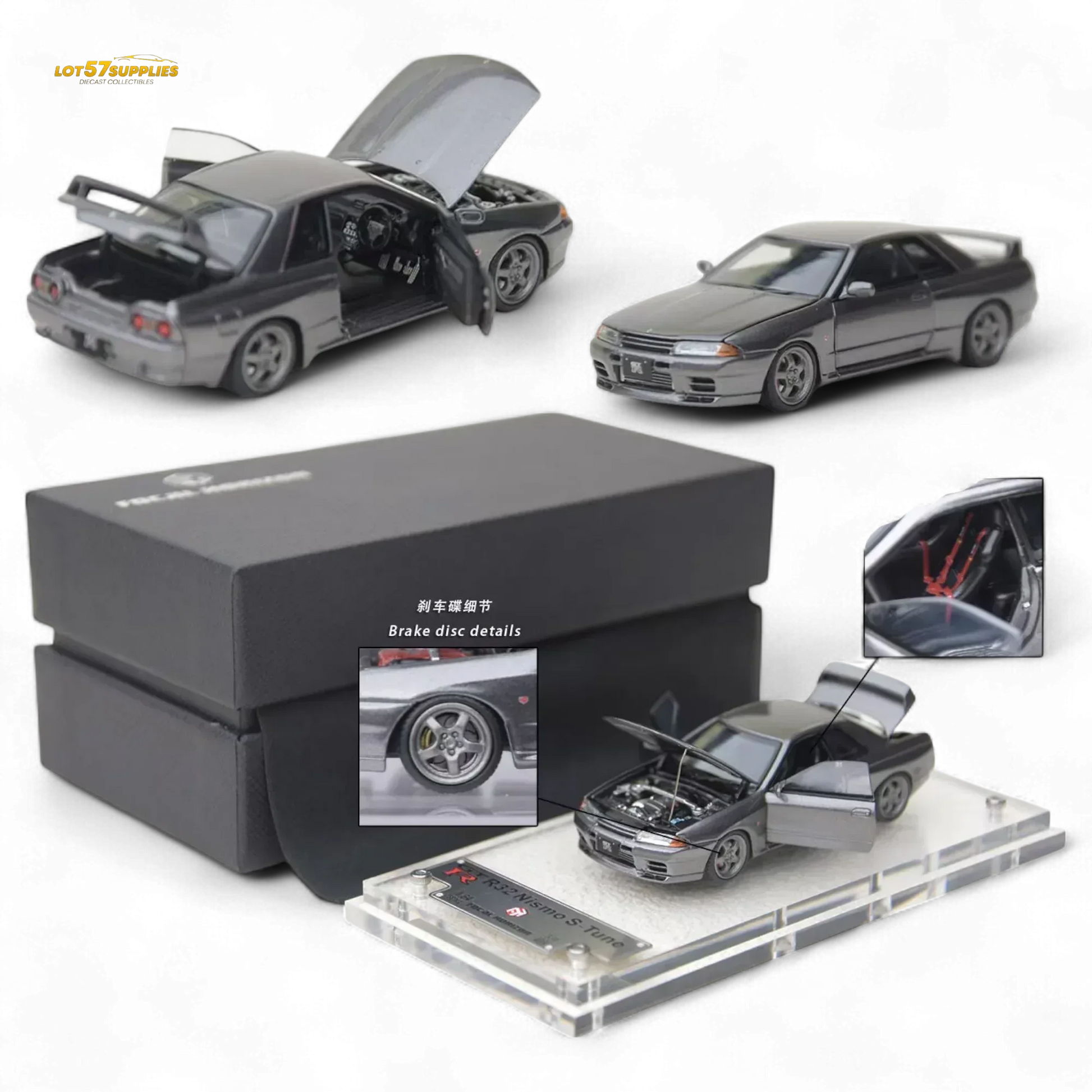 Nissan Skyline GTR R32 Diecast Model With Openable Doors - ToylandEU