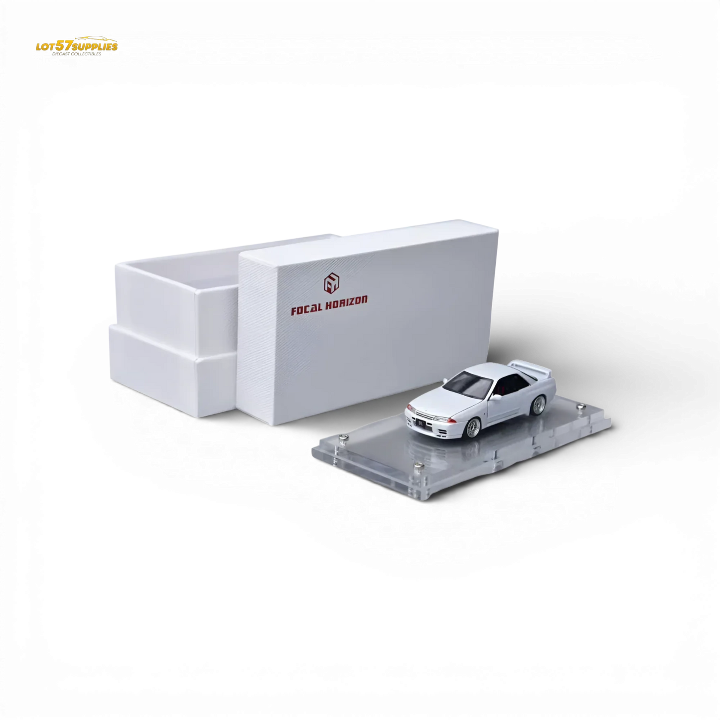 Focal Horizon Nissan Skyline GT-R R32 Nismo S-Tune White 1:64 - ToylandEU