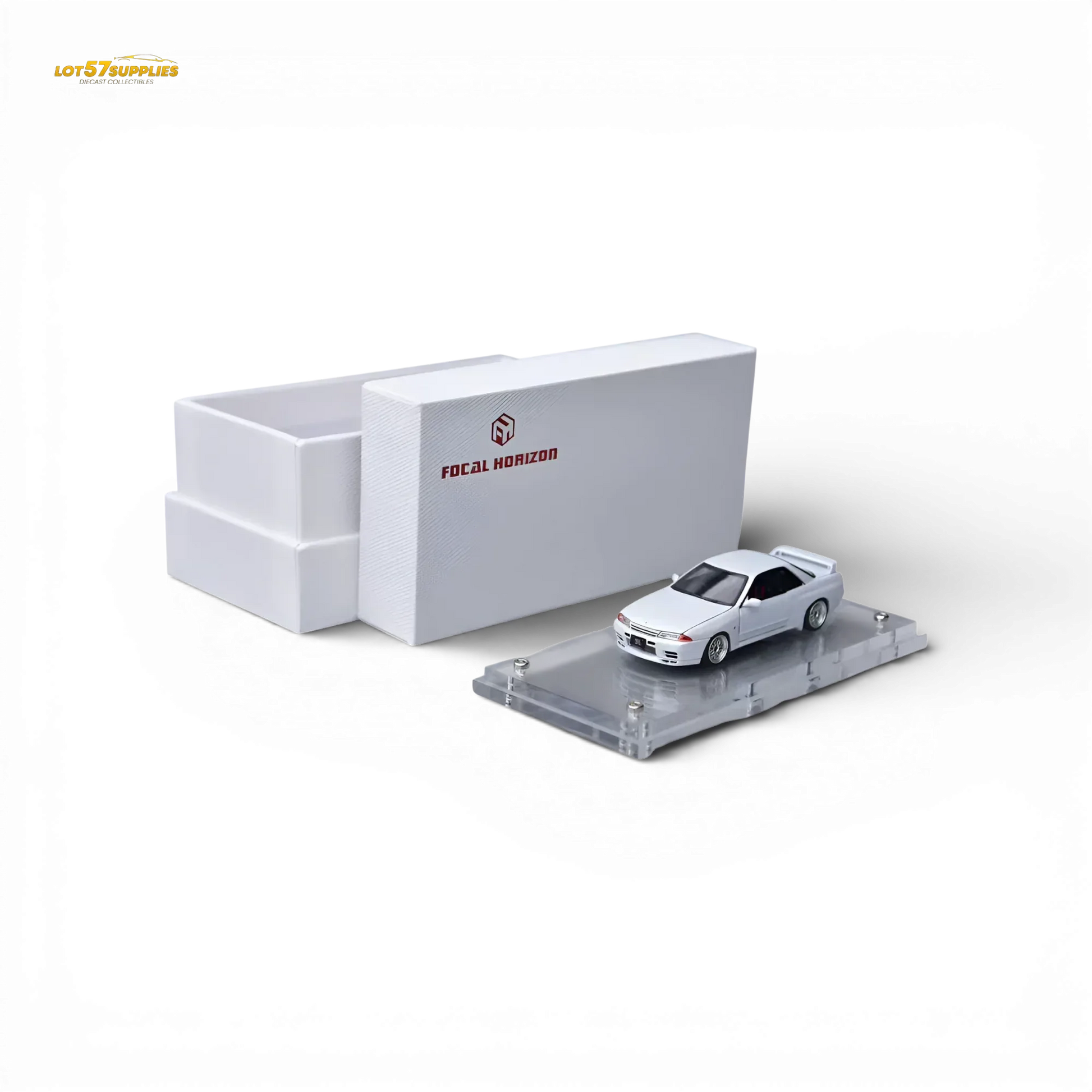 Focal Horizon Nissan Skyline GT-R R32 Nismo S-Tune White 1:64 - ToylandEU