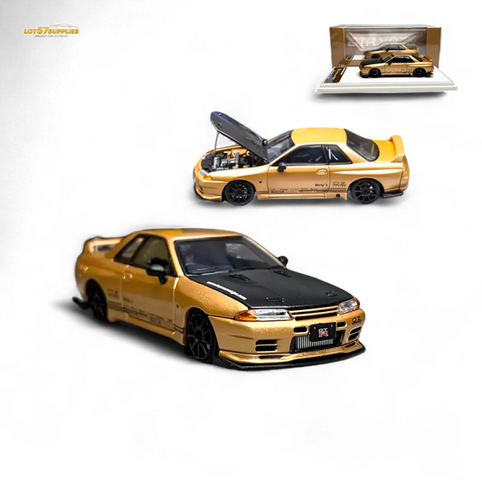  Focal Horizon Nissan Skyline GT-R R32 Top Secret Gold 1:64 -  ToylandEU™
