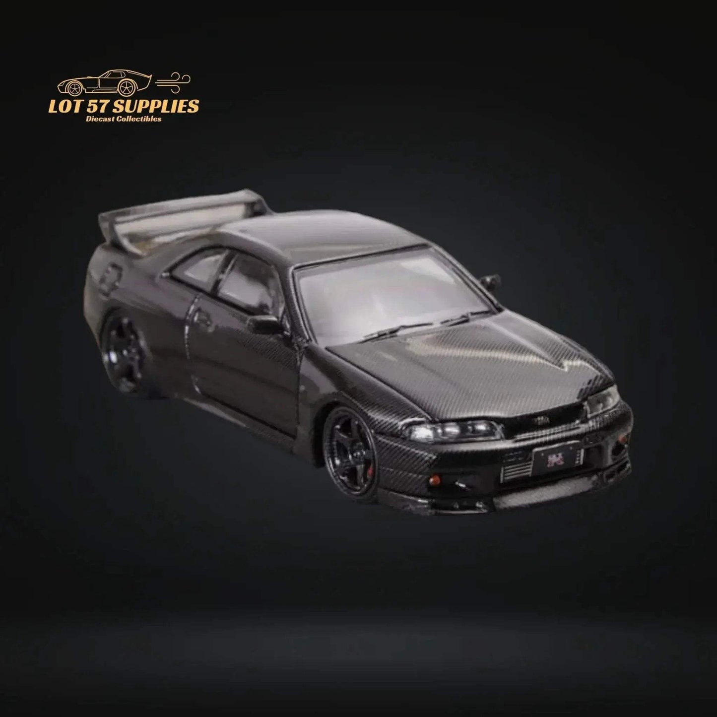 Focal Horizon Skyline GT-R R33 GT-R 4th Gen BCNR33 Full Carbon Black 1:64 - ToylandEU