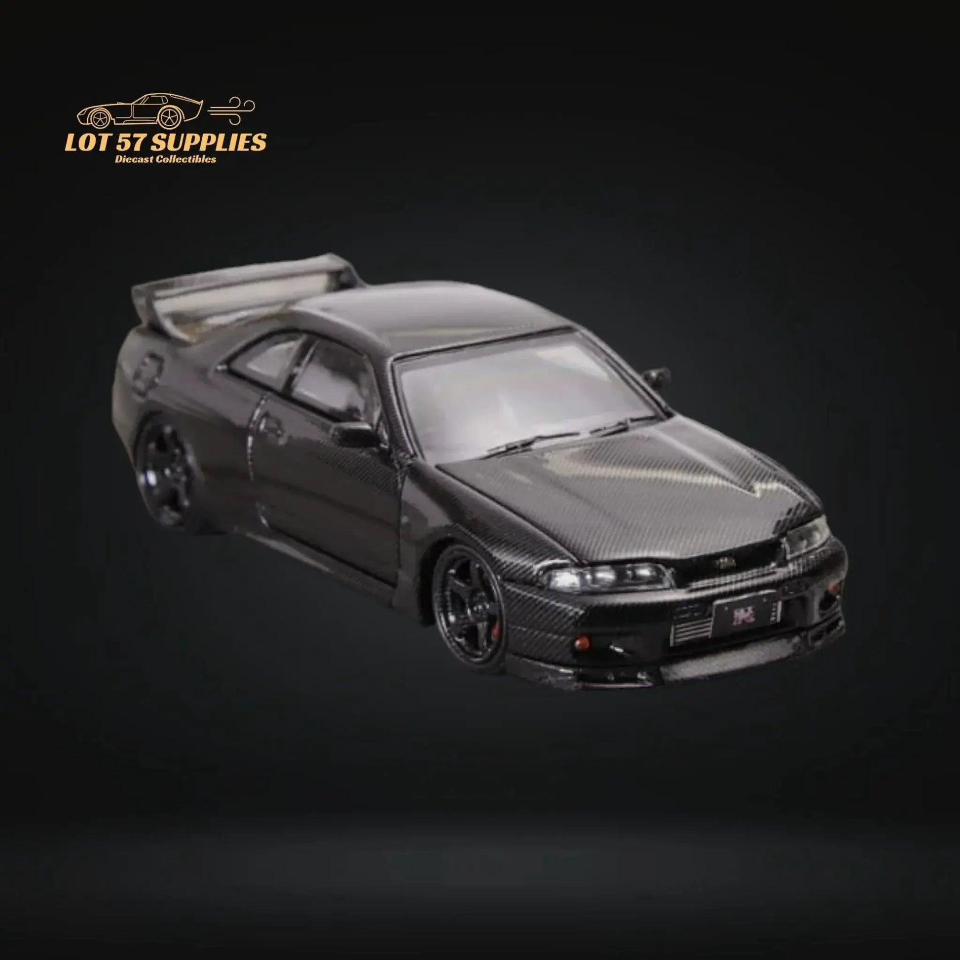 Focal Horizon Skyline GT-R R33 GT-R 4th Gen BCNR33 Full Carbon Black 1:64 - ToylandEU
