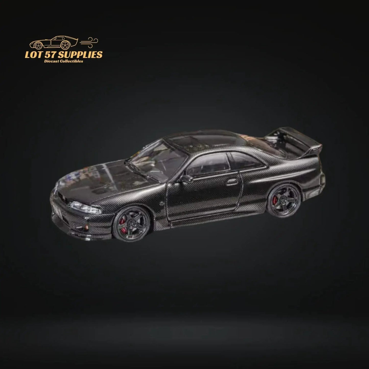 Focal Horizon Skyline GT-R R33 GT-R 4th Gen BCNR33 Full Carbon Black 1:64 - ToylandEU