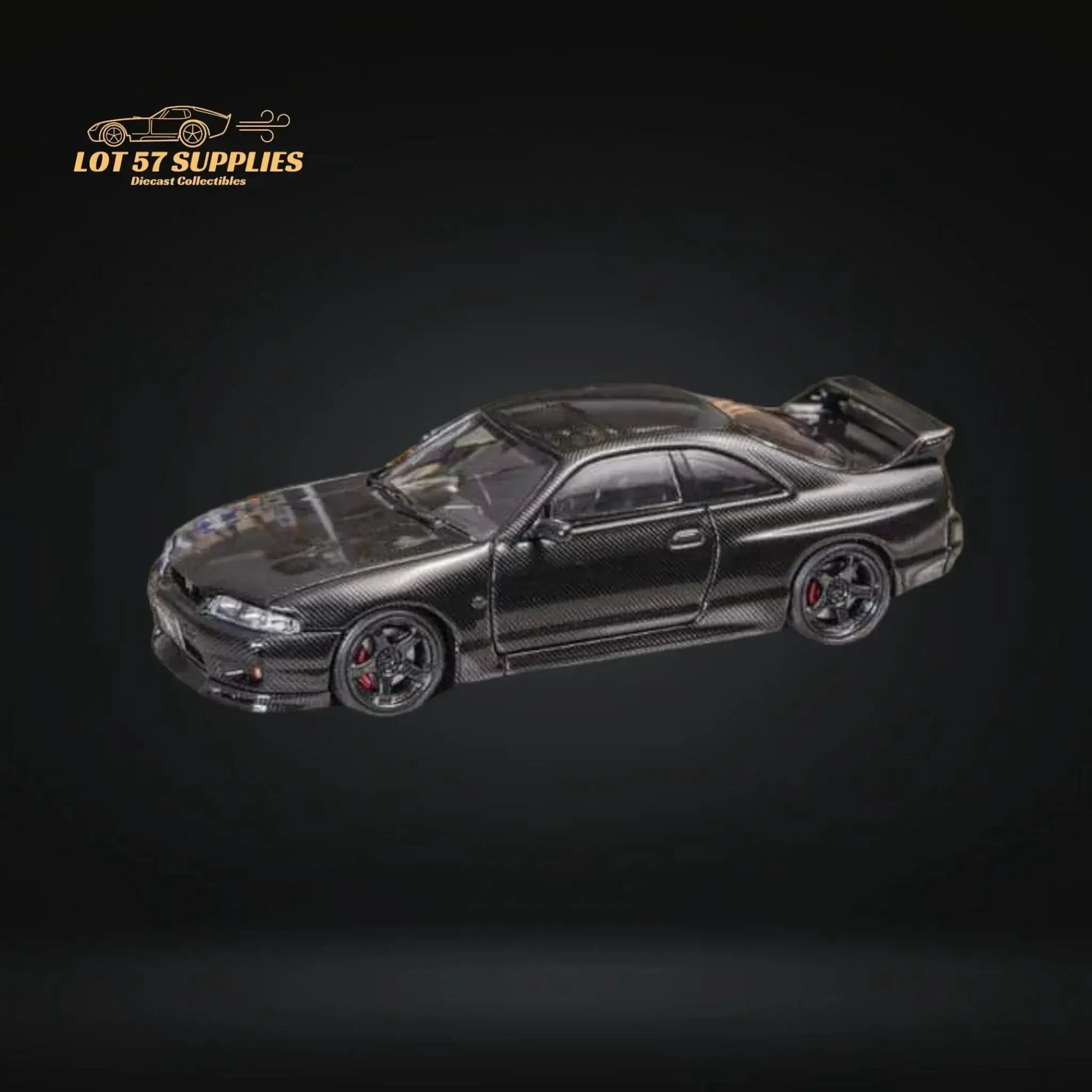 Focal Horizon Skyline GT-R R33 GT-R 4th Gen BCNR33 Full Carbon Black 1:64 - ToylandEU
