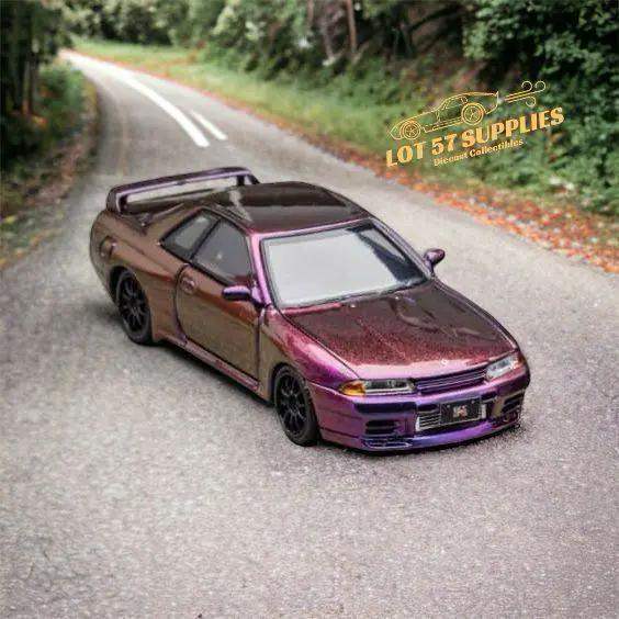 Focal Horizon Skyline R32 GT-R 3rd Gen S-Tune Magic Purple 1:64 - ToylandEU