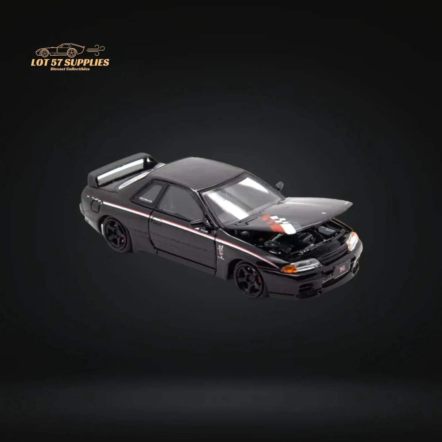 Focal Horizon Skyline R32 GT-R 3rd Gen Nismo S-Tune Black Nismo Livery 1:64 - ToylandEU